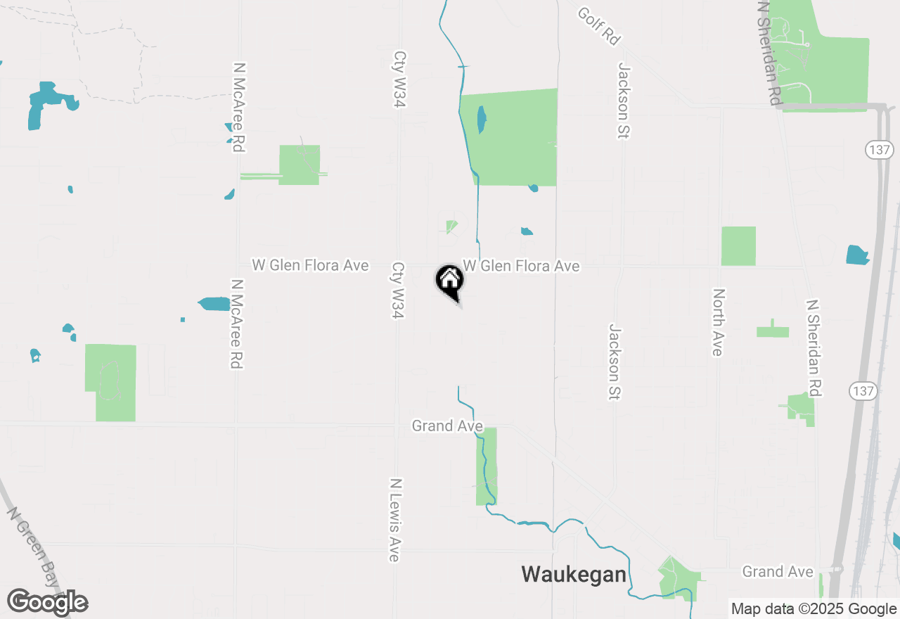 Map of 1027 Lorraine Avenue, Waukegan, IL 60085