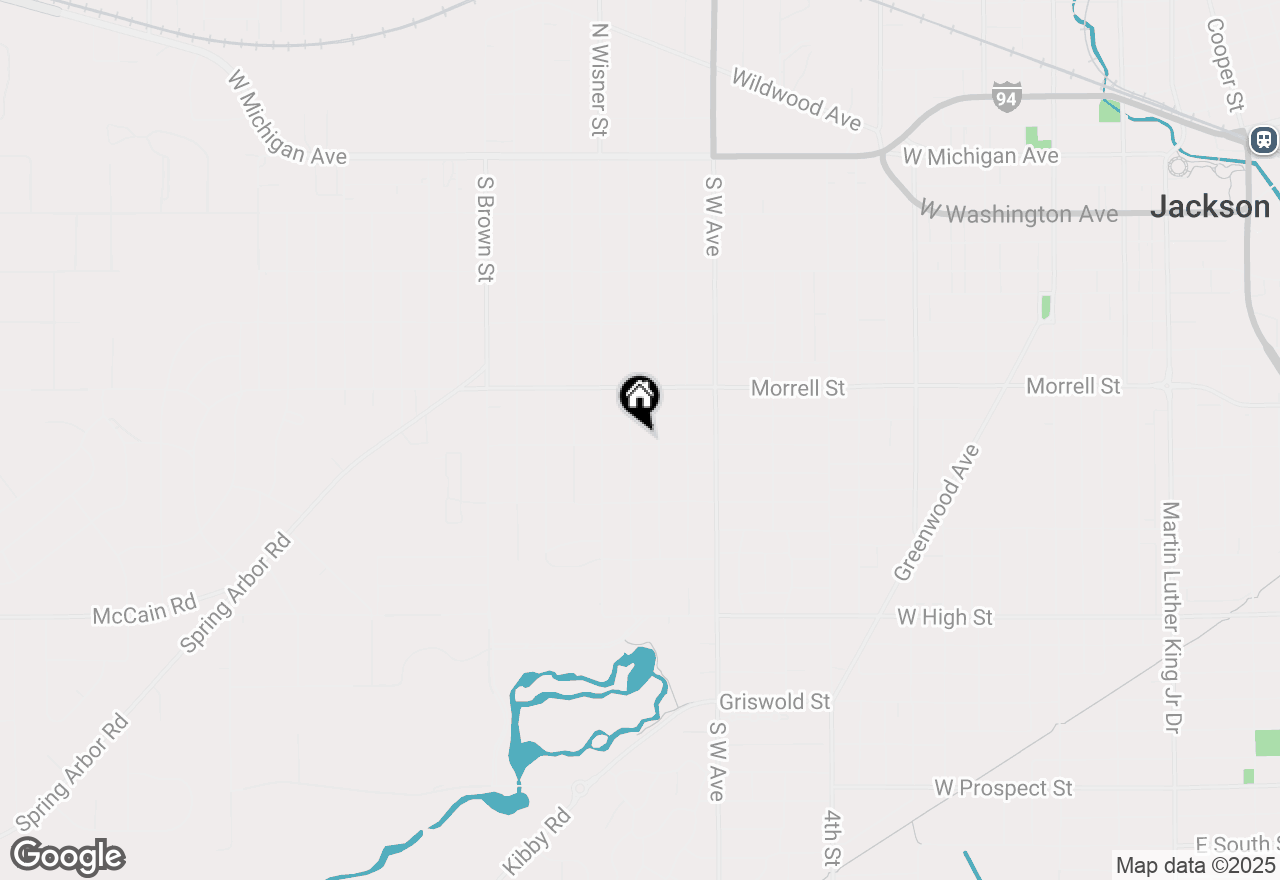 Map of 1012 Elmwood Avenue, Jackson, MI 49203