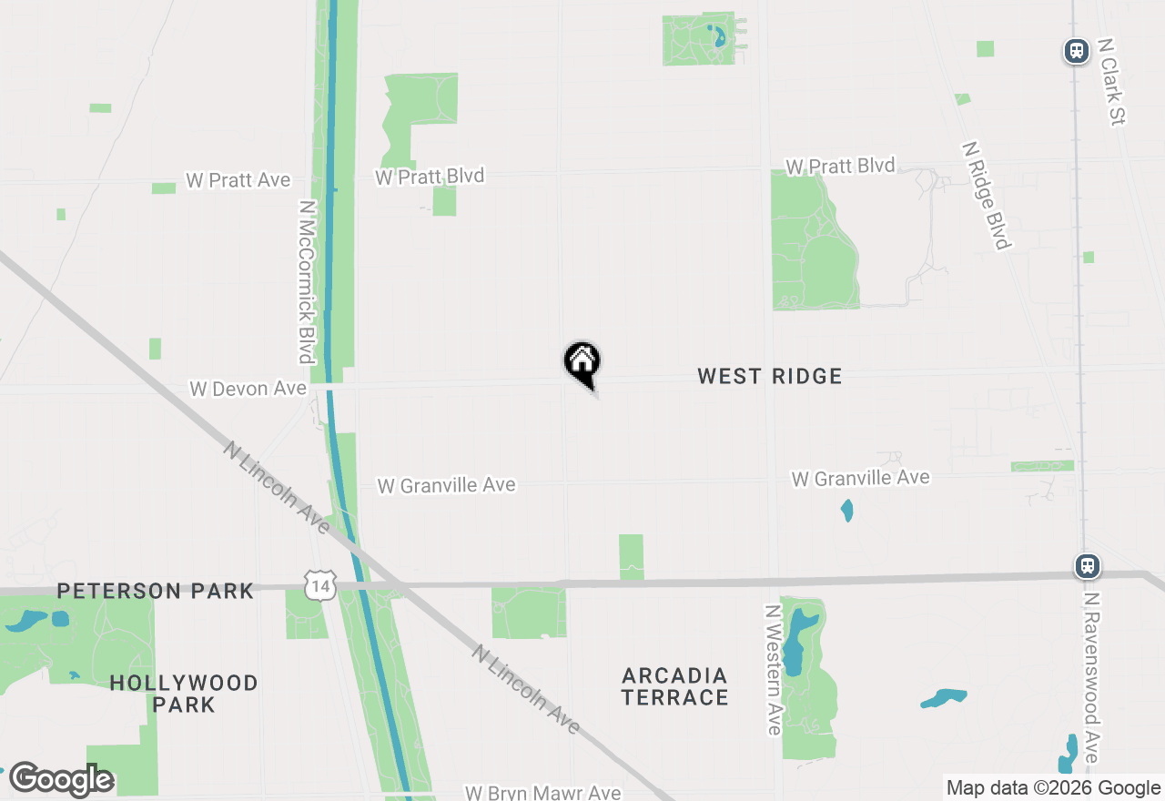 Map of 6336 N Fairfield Avenue, Chicago, IL 60659