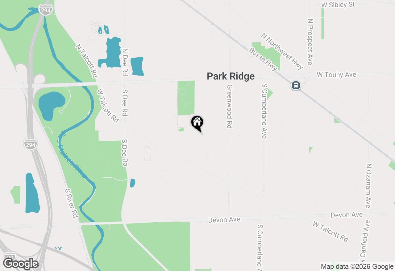 Map of 427 S Western Avenue, Park Ridge, IL 60068