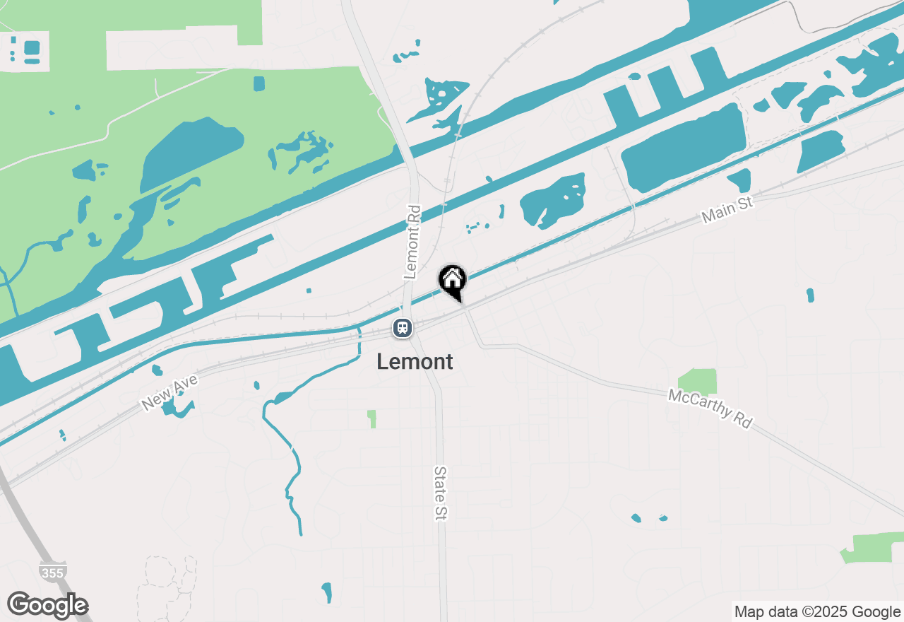 Map of 316 Canal Street, Lemont, IL 60439