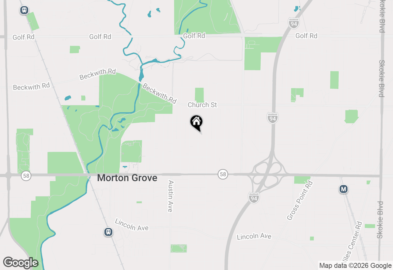 Map of 9012 Mansfield Avenue, Morton Grove, IL 60053