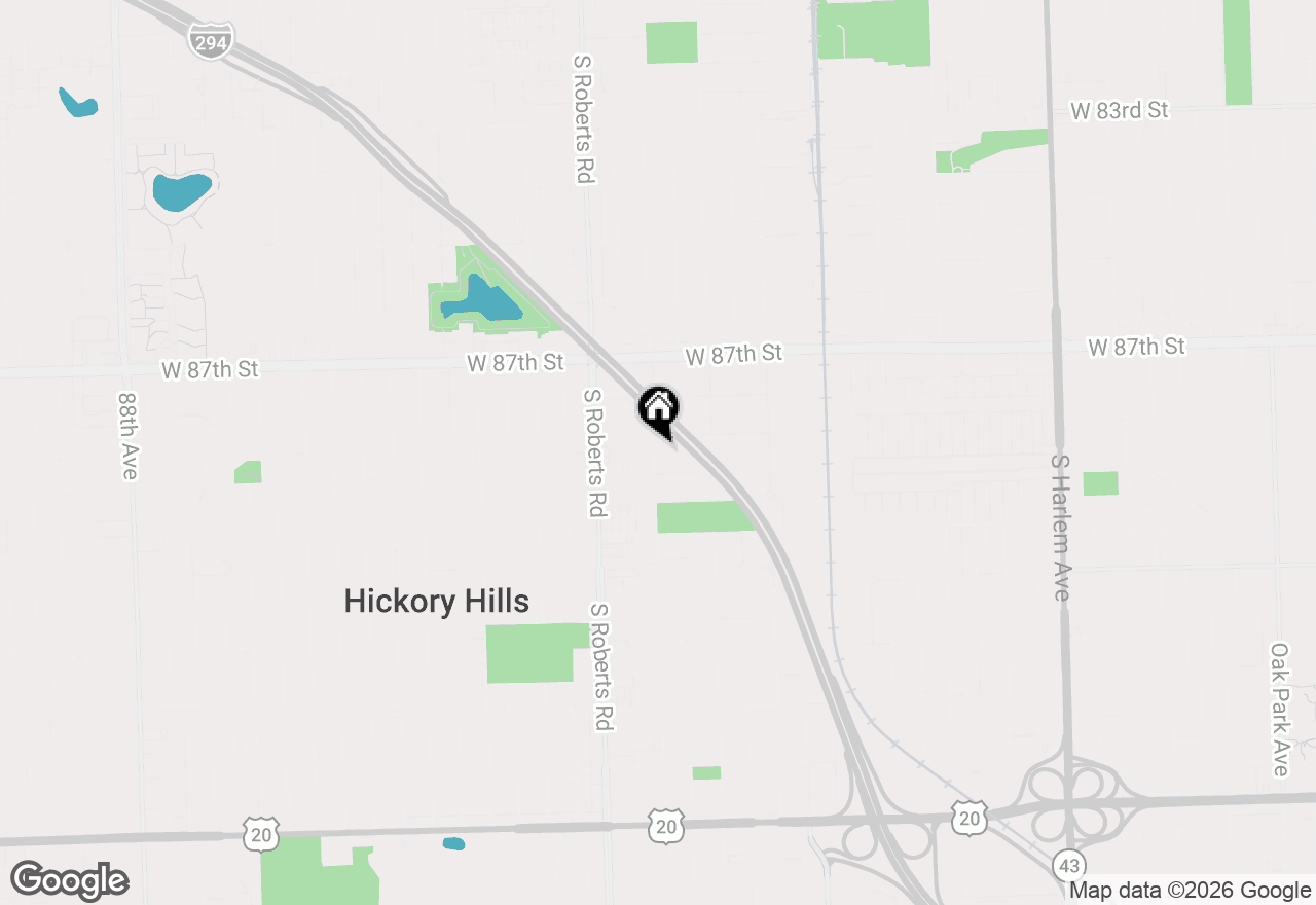 Map of 8809 S 79th Avenue #20, Hickory Hills, IL 60457