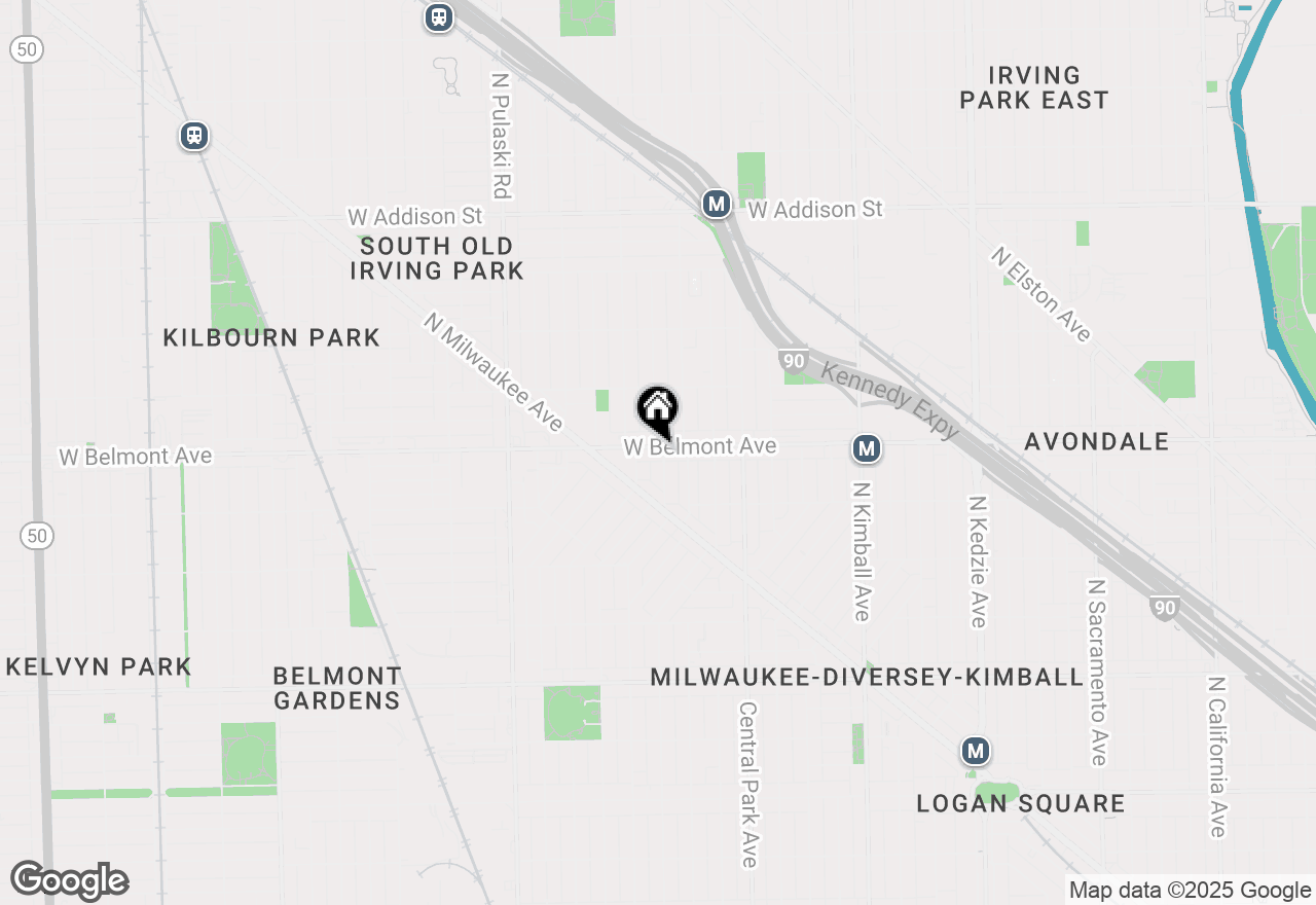 Map of 3729 W Belmont Avenue #305, Chicago, IL 60618