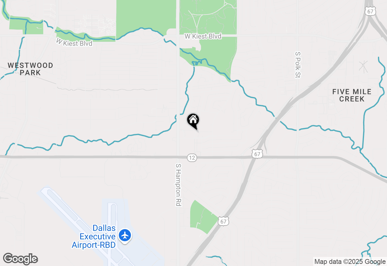 Map of 4025 Ovid Avenue, Dallas, TX 75224