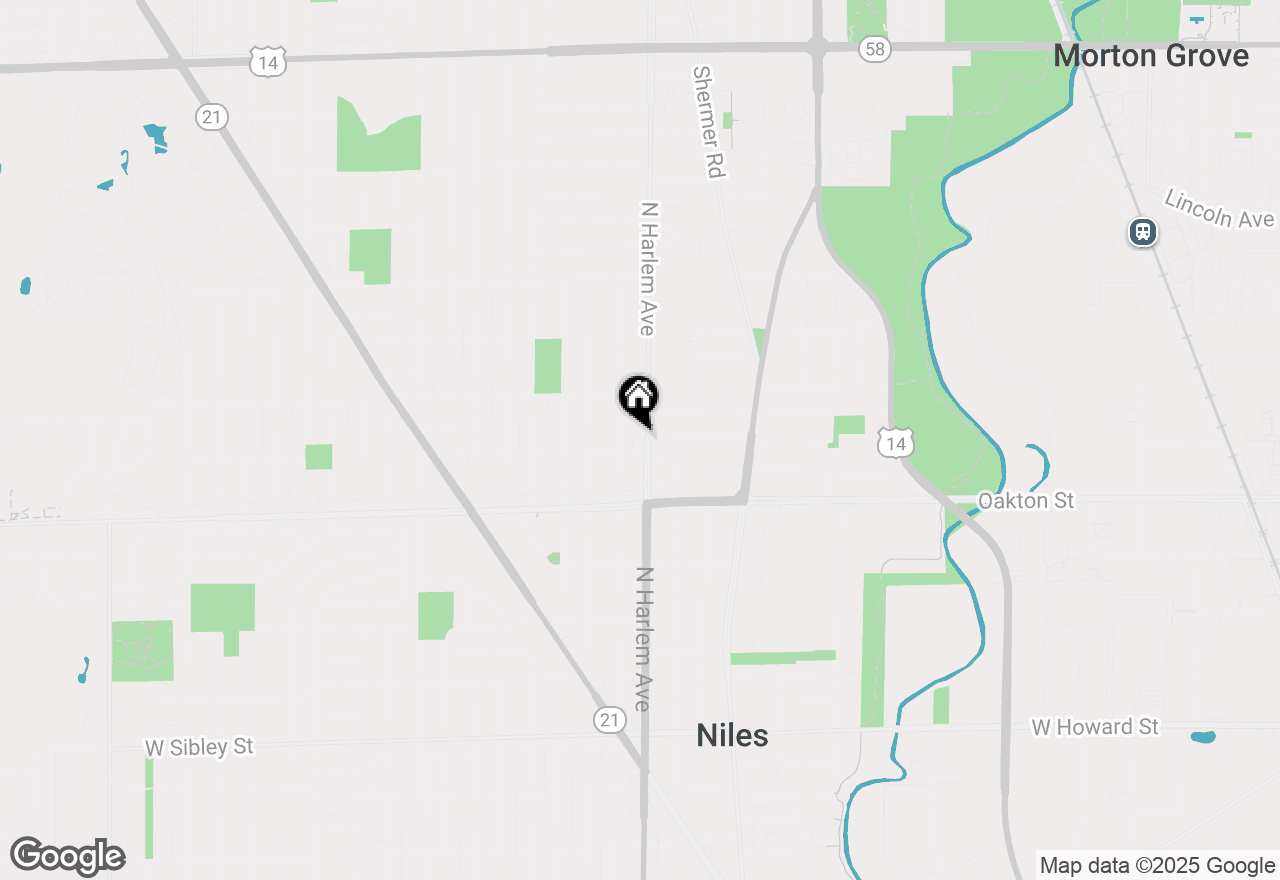 Map of 8106 N Harlem Avenue, Niles, IL 60714