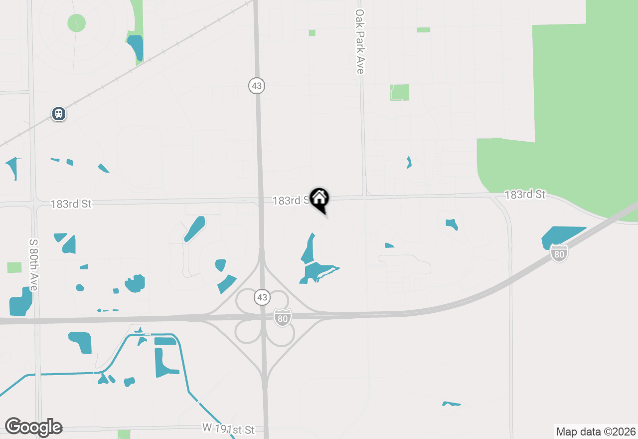 Map of 18416 Century Court, Tinley Park, IL 60477