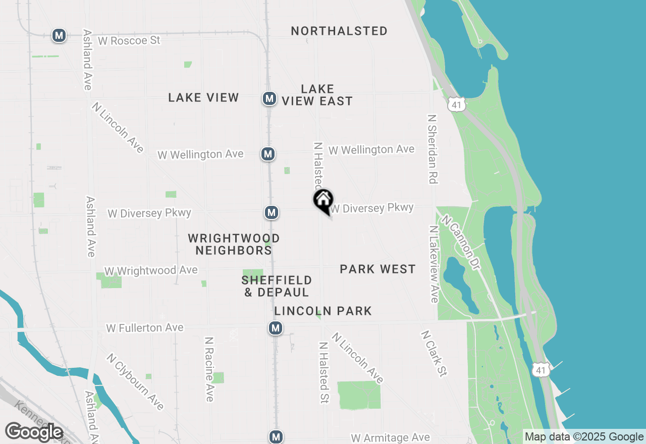 Map of 2711 N Halsted Street, Chicago, IL 60614