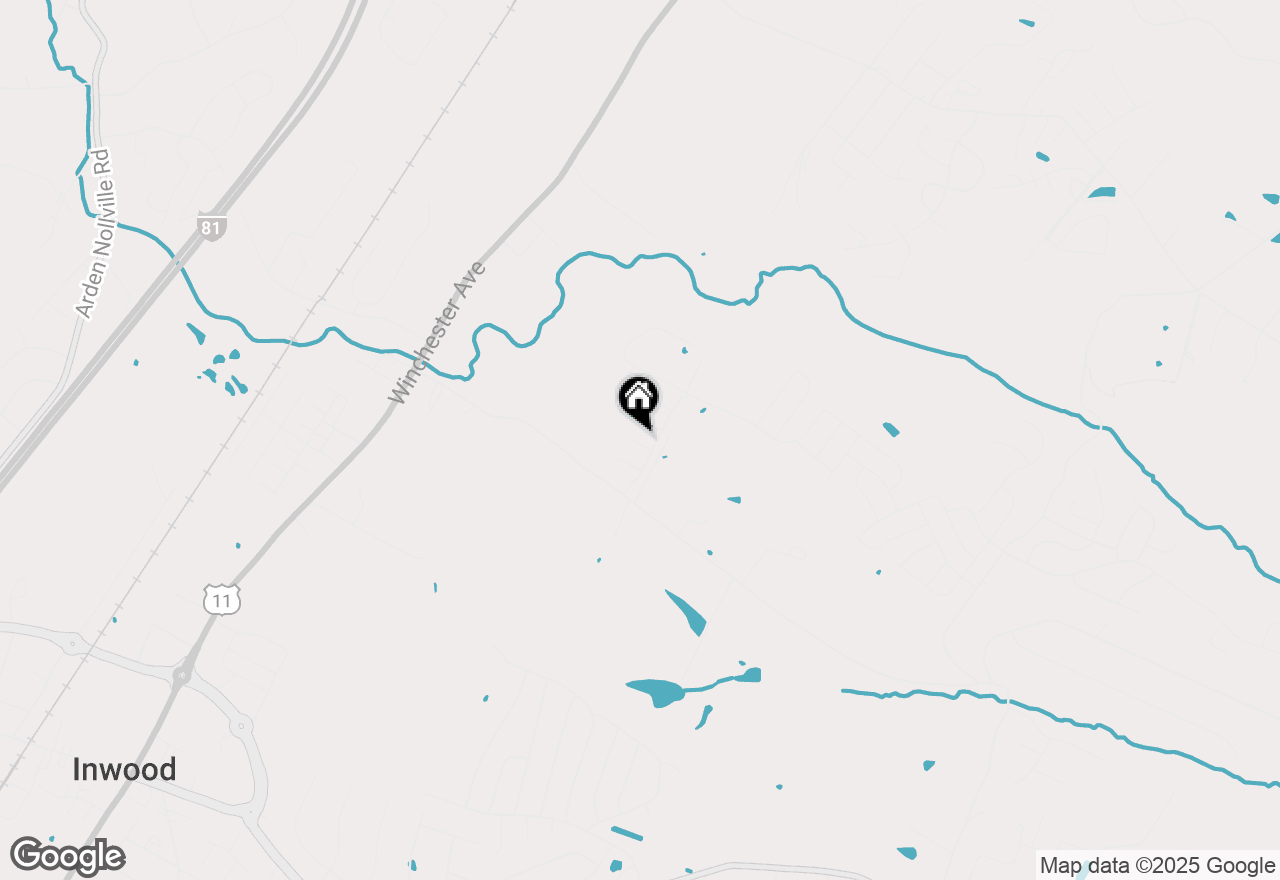 Map of HOMESITE 281 Nymph Road, Inwood, WV 25428