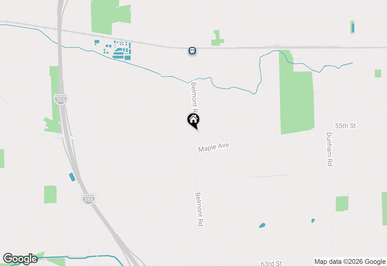 Map of 5513 Aspen Avenue, Downers Grove, IL 60515