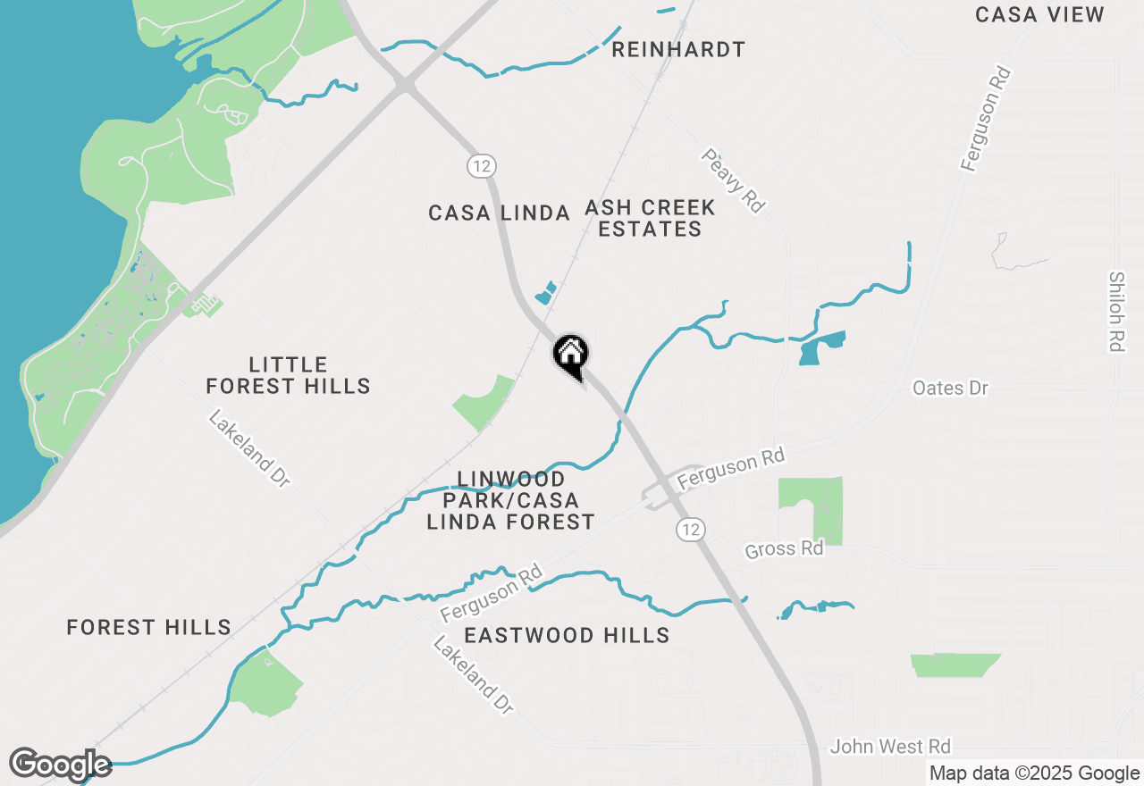 Map of 9428 Mercer Drive, Dallas, TX 75228