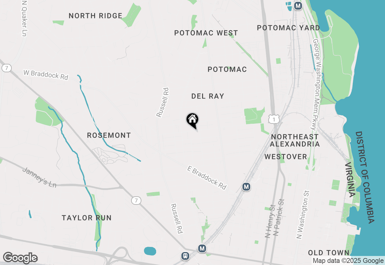 Map of 103 E Monroe Avenue, Alexandria, VA 22301