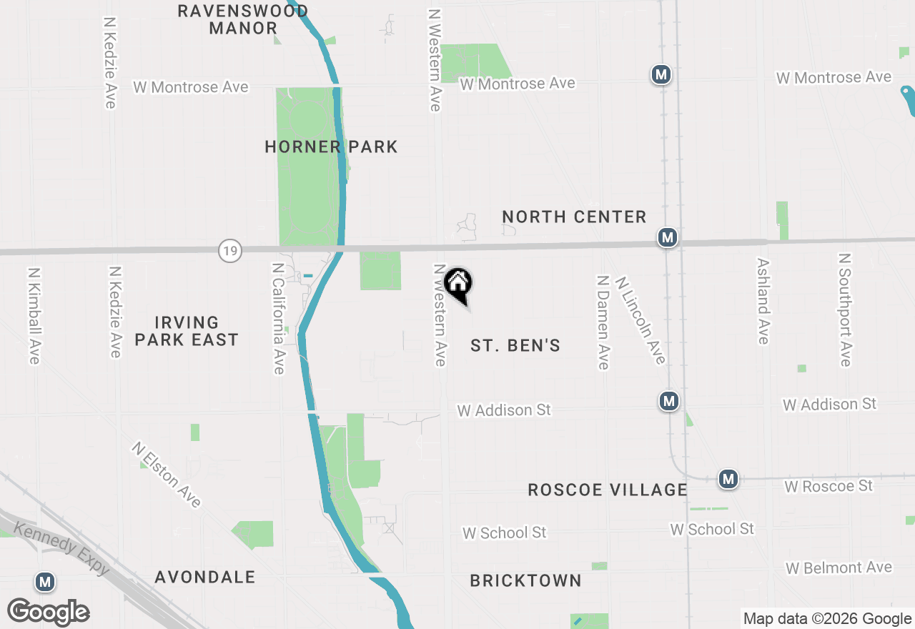 Map of 3822 N Claremont Avenue, Chicago, IL 60618