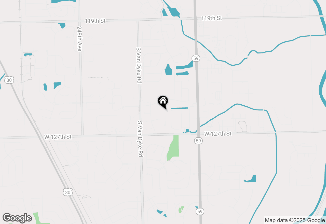 Map of 12534 Lily Lane, Plainfield, IL 60585