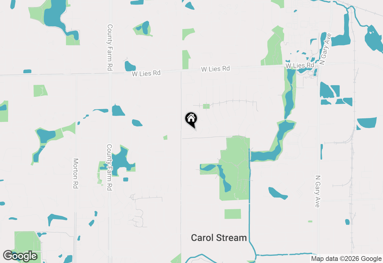 Map of 546 Fawn Court, Carol Stream, IL 60188
