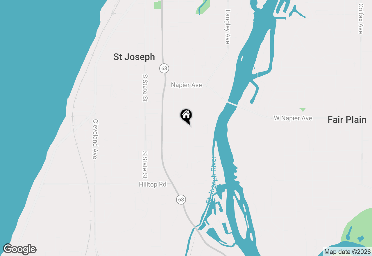 Map of 2716 Thayer Drive, St. Joseph, MI 49085
