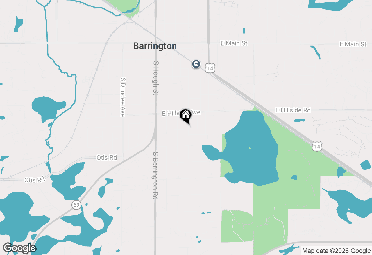 Map of 344 Wisconsin Avenue, Barrington, IL 60010