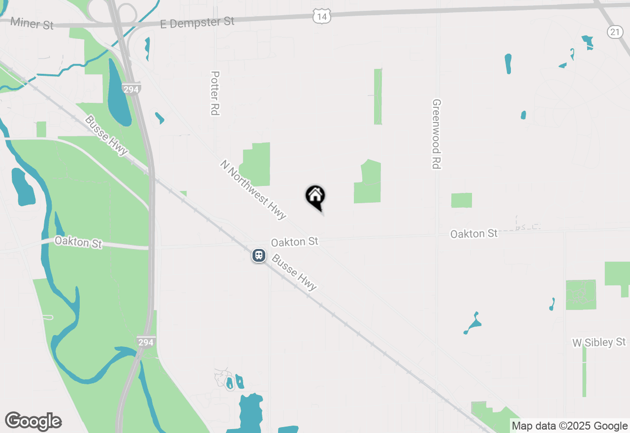 Map of 1041 Vernon Avenue, Park Ridge, IL 60068