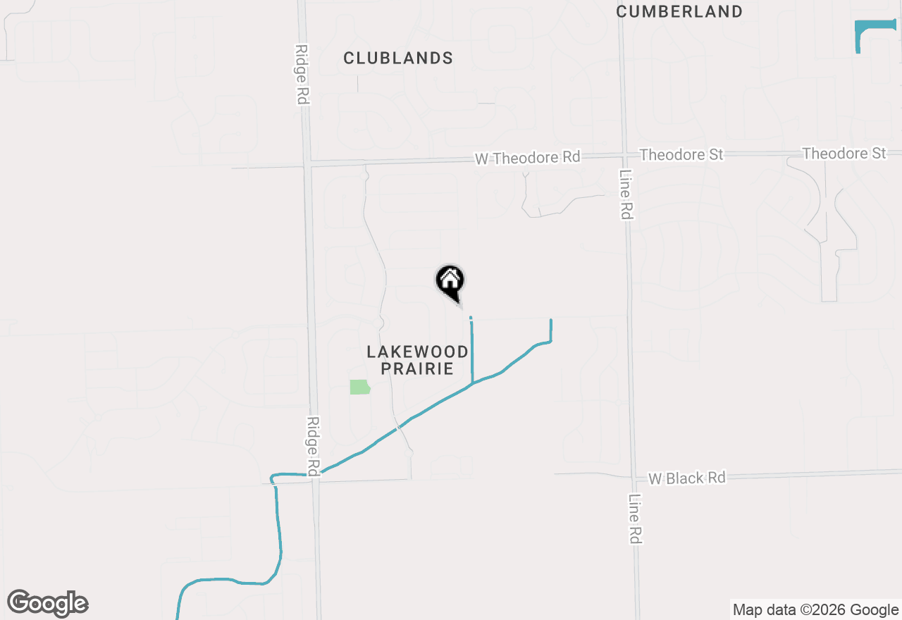 Map of 1208 Violet Lane, Joliet, IL 60431