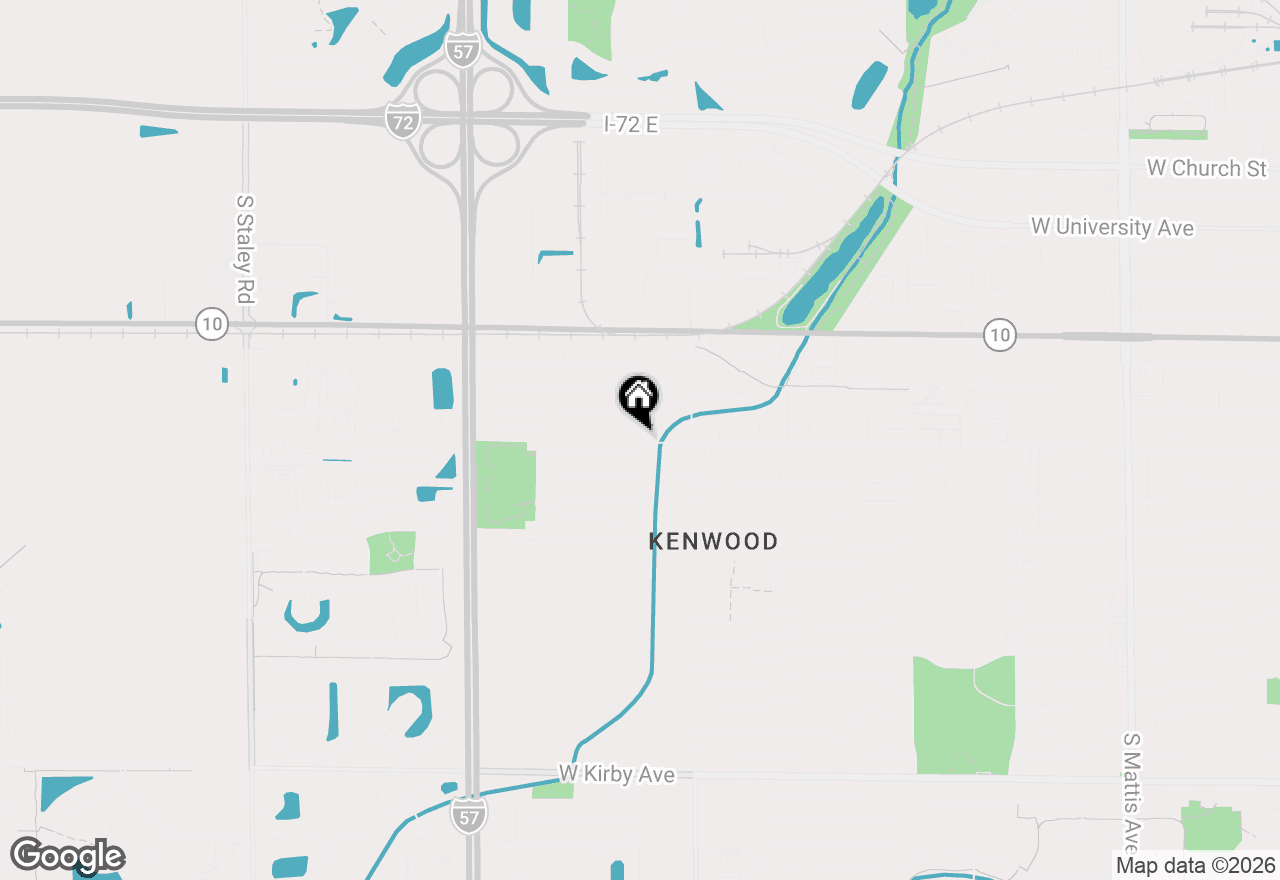 Map of 3102 W John Street, Champaign, IL 61821