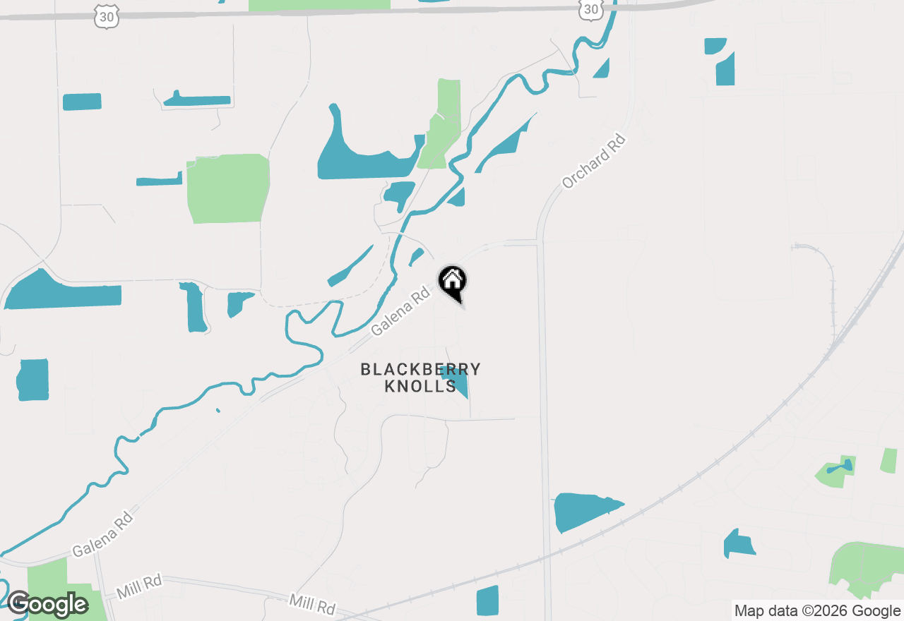 Map of 319 Grape Vine Trail, Oswego, IL 60543
