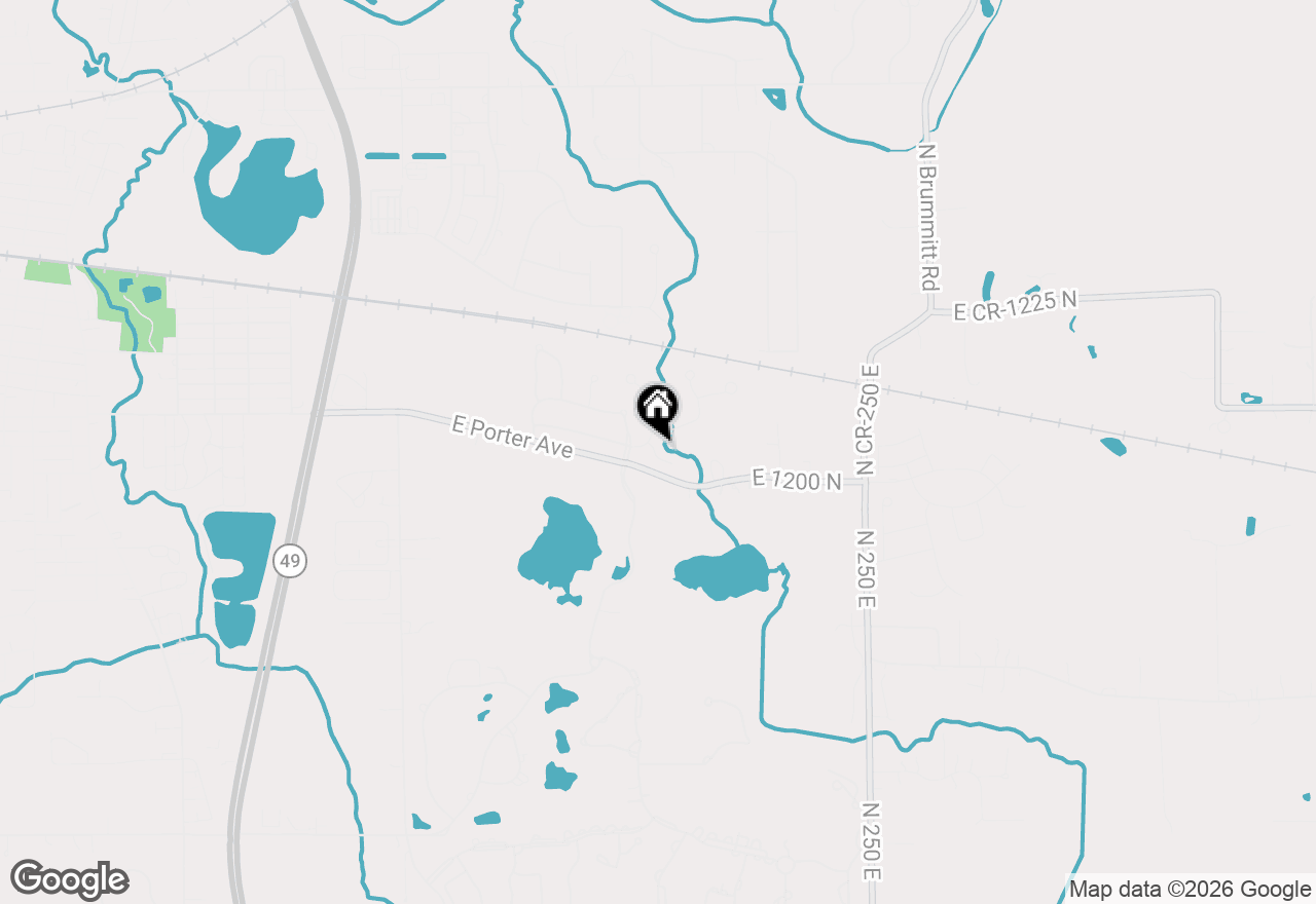 Map of 1602 Melanie Lane, Chesterton, IN 46304