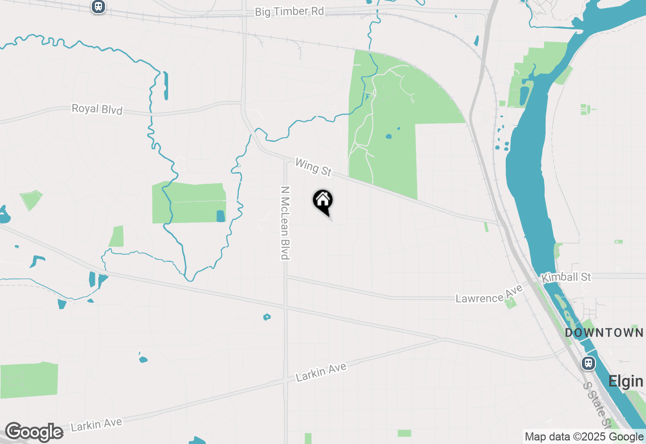 Map of 1220 Demmond Street, Elgin, IL 60123