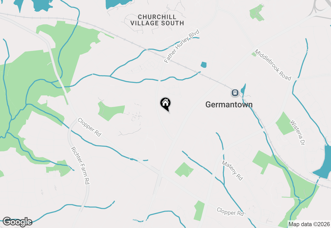 Map of 1 Warrior Brook Court, Germantown, MD 20874