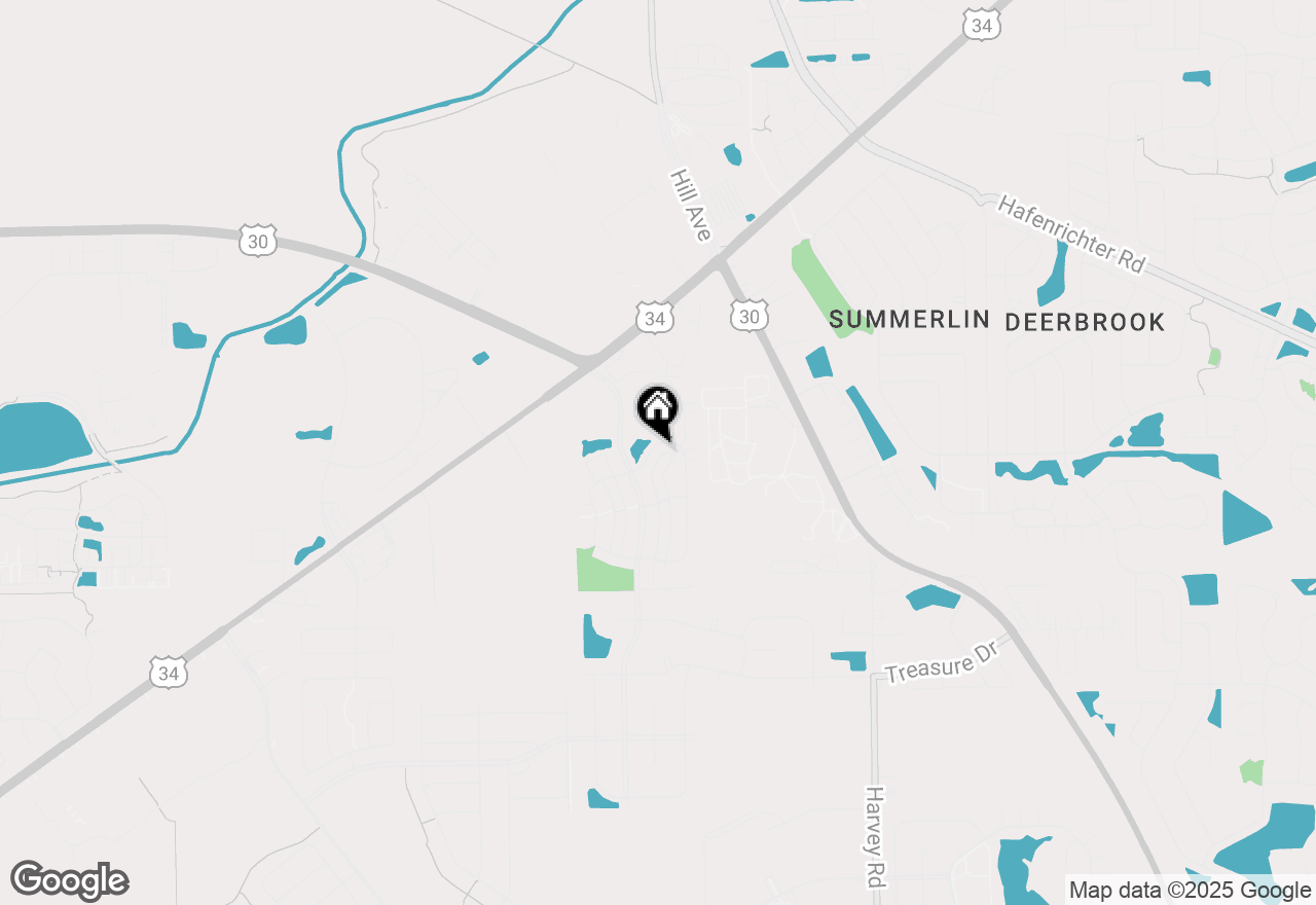 Map of 30 Waterbury Circle, Oswego, IL 60543