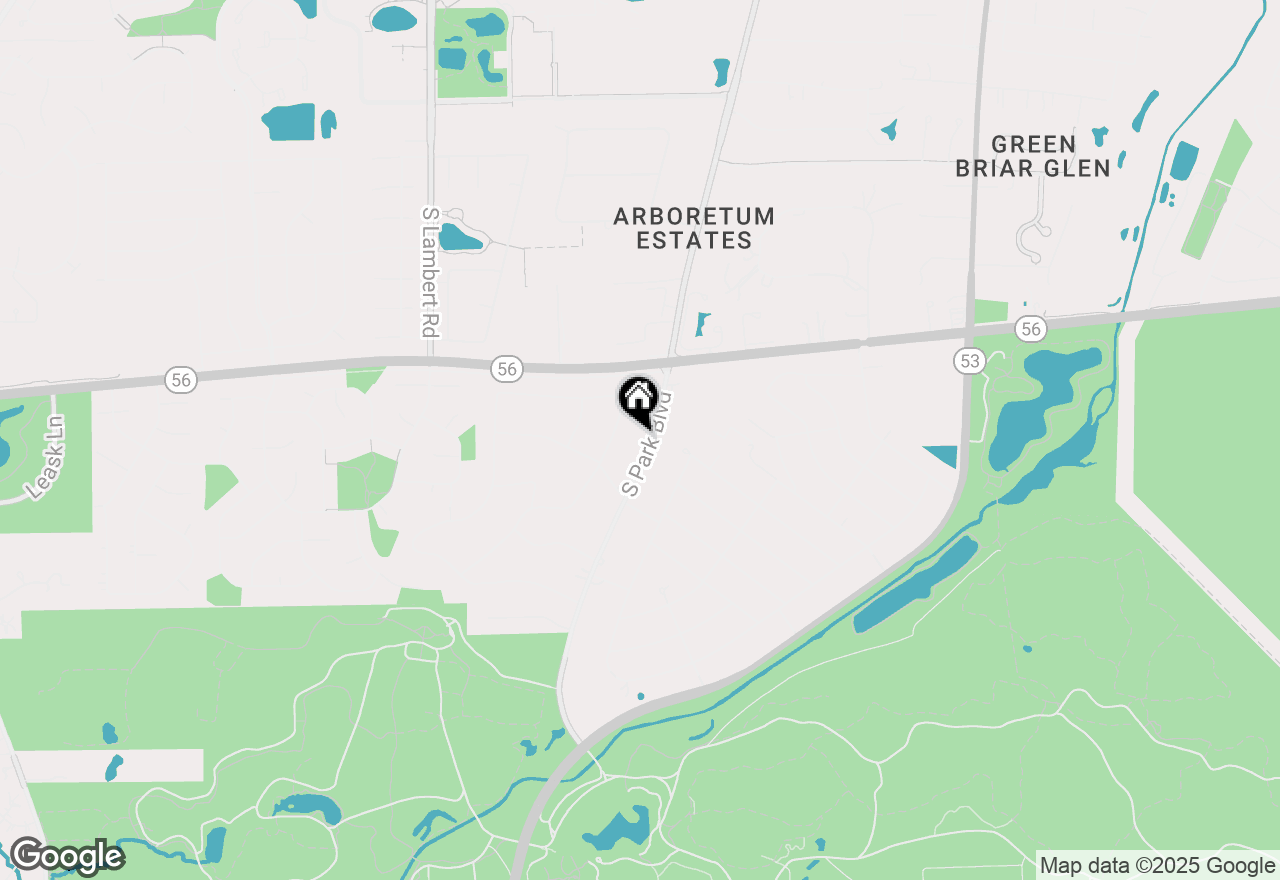 Map of 3S126 Park Boulevard, Glen Ellyn, IL 60137