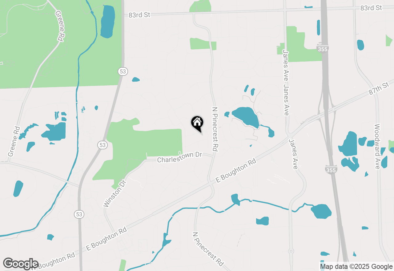 Map of 411 Liberty Drive, Bolingbrook, IL 60440