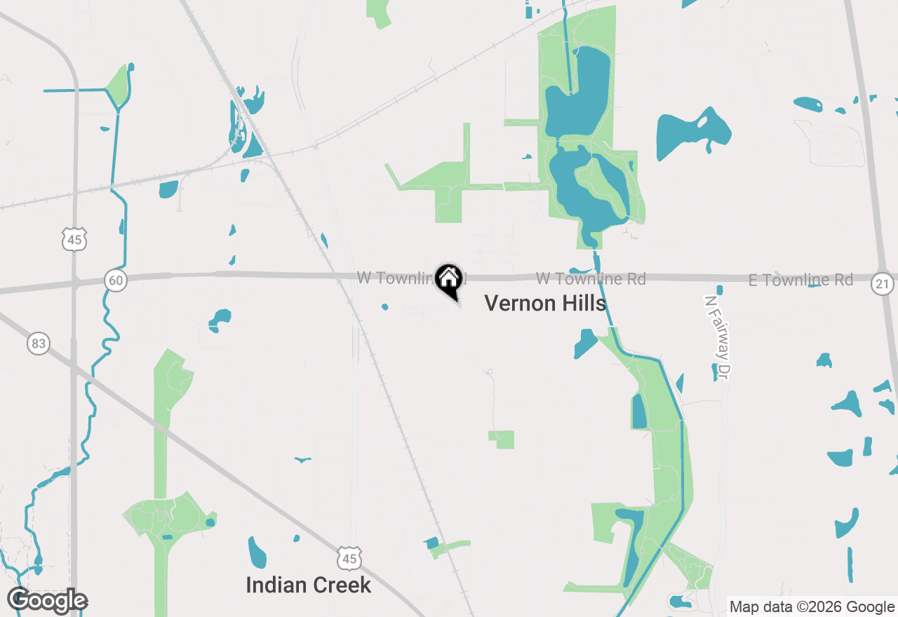 Map of 742 Summit Lane, Vernon Hills, IL 60061