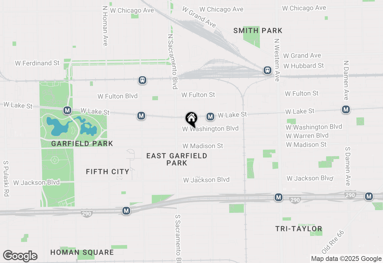 Map of 2903 W Washington Boulevard, Chicago, IL 60612