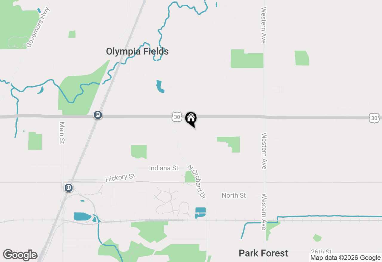 Map of 325 Gentry Street, Park Forest, IL 60466