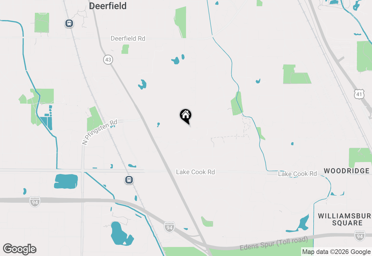 Map of 140 Oakmont Drive, Deerfield, IL 60015