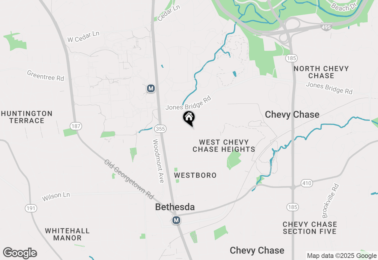 Map of 4601 Chelsea Lane S, Bethesda, MD 20814