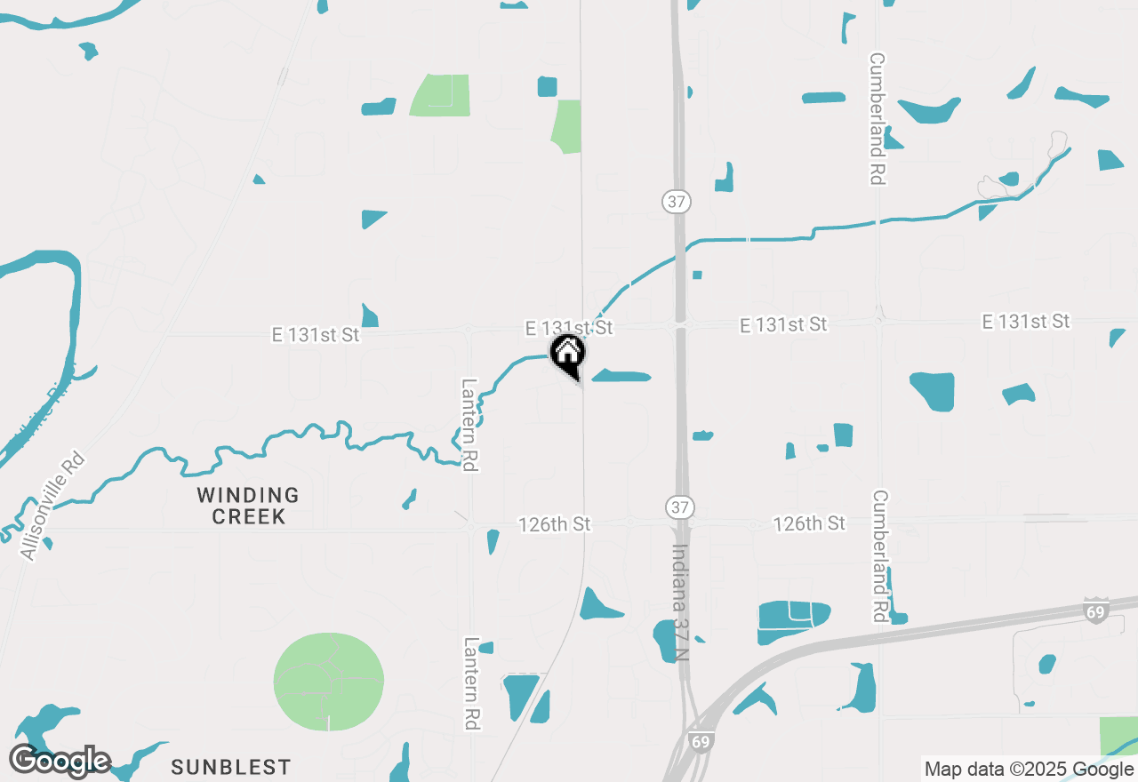 Map of 9080 Teaneck Drive, Fishers, IN 46038