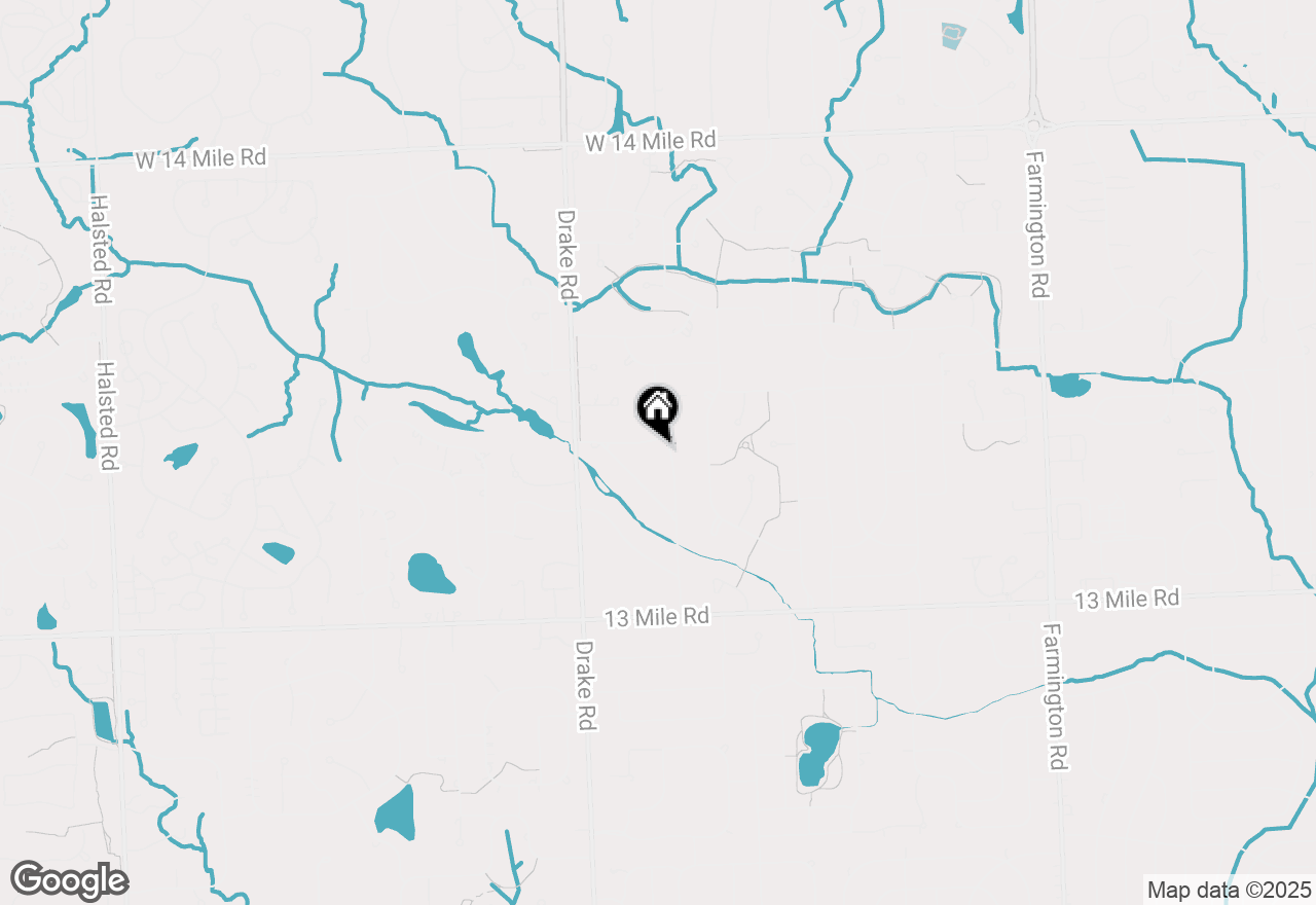 Map of 35209 Dewberry Street, Farmington Hills, MI 48331