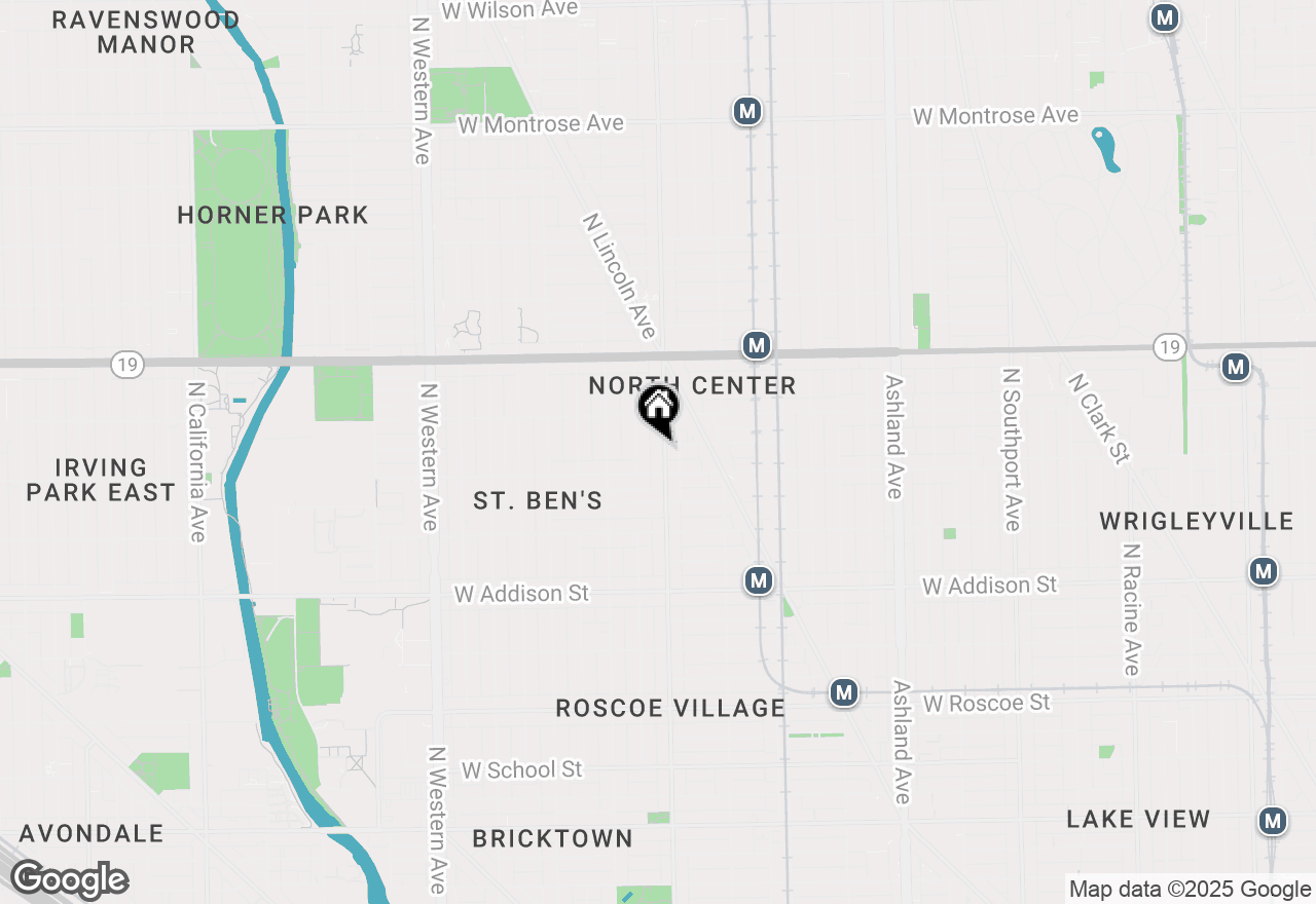 Map of 3822 N Damen Avenue #2, Chicago, IL 60618