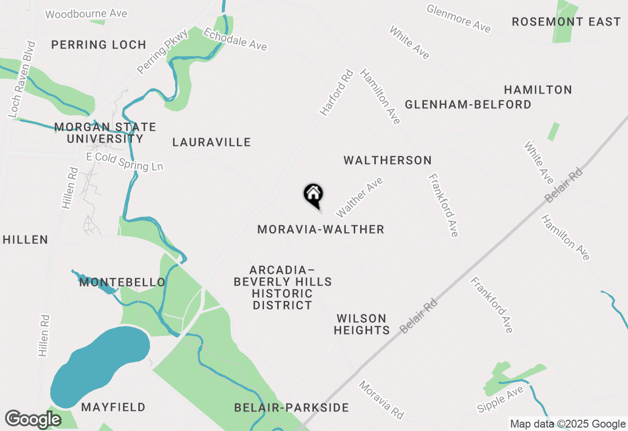Map of 3305 Rosekemp Avenue, Baltimore, MD 21214