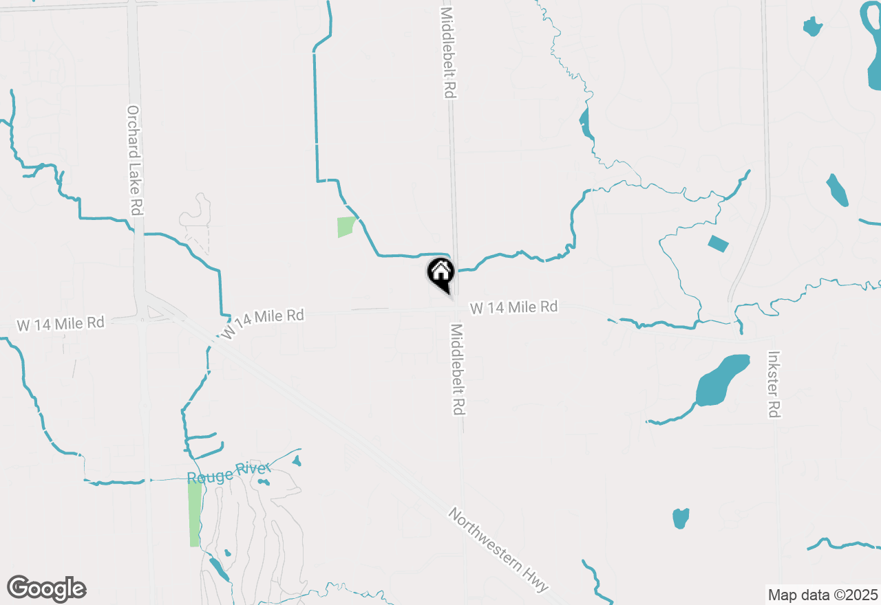 Map of 7507 Gramercy Circle Circle, West Bloomfield, MI 48322