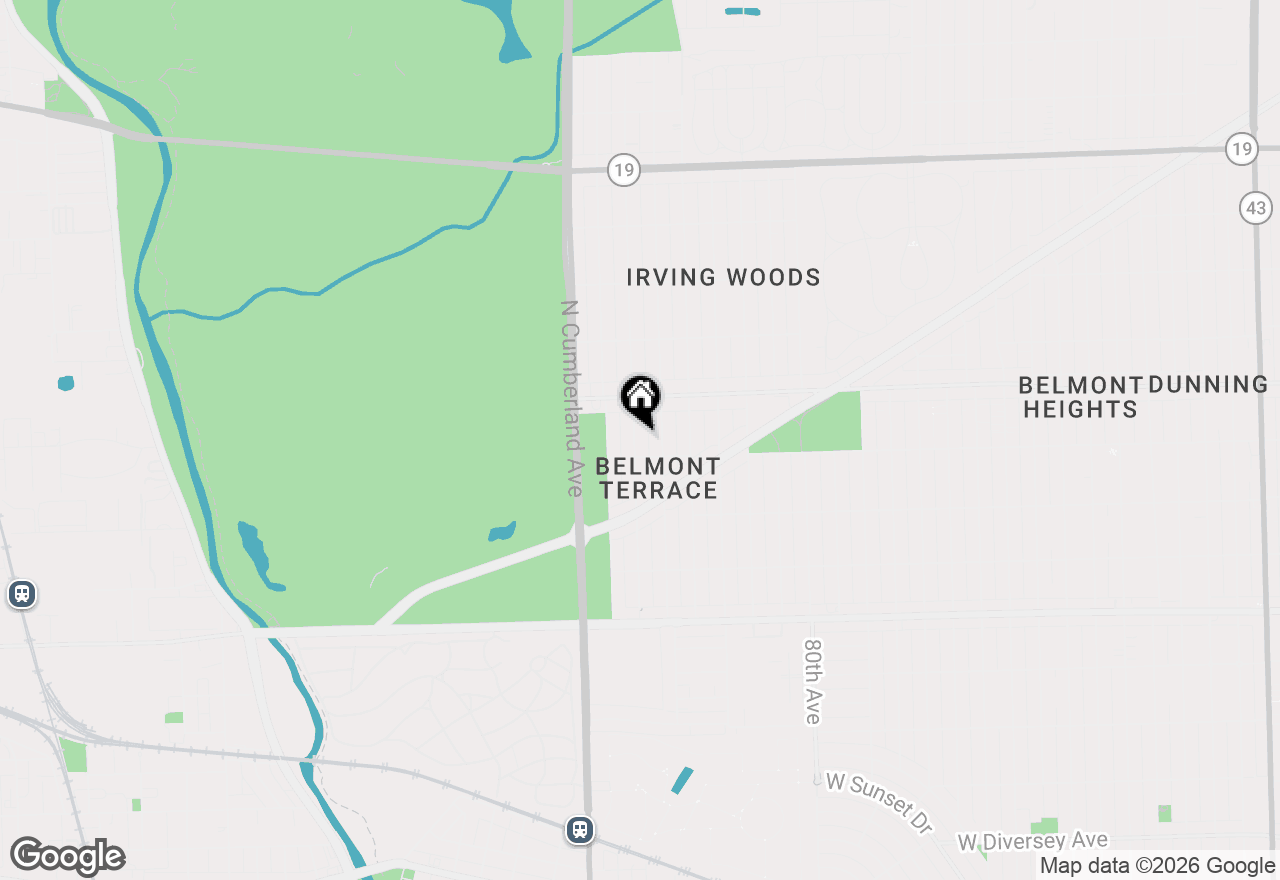 Map of 3517 N Plainfield Avenue, Chicago, IL 60634