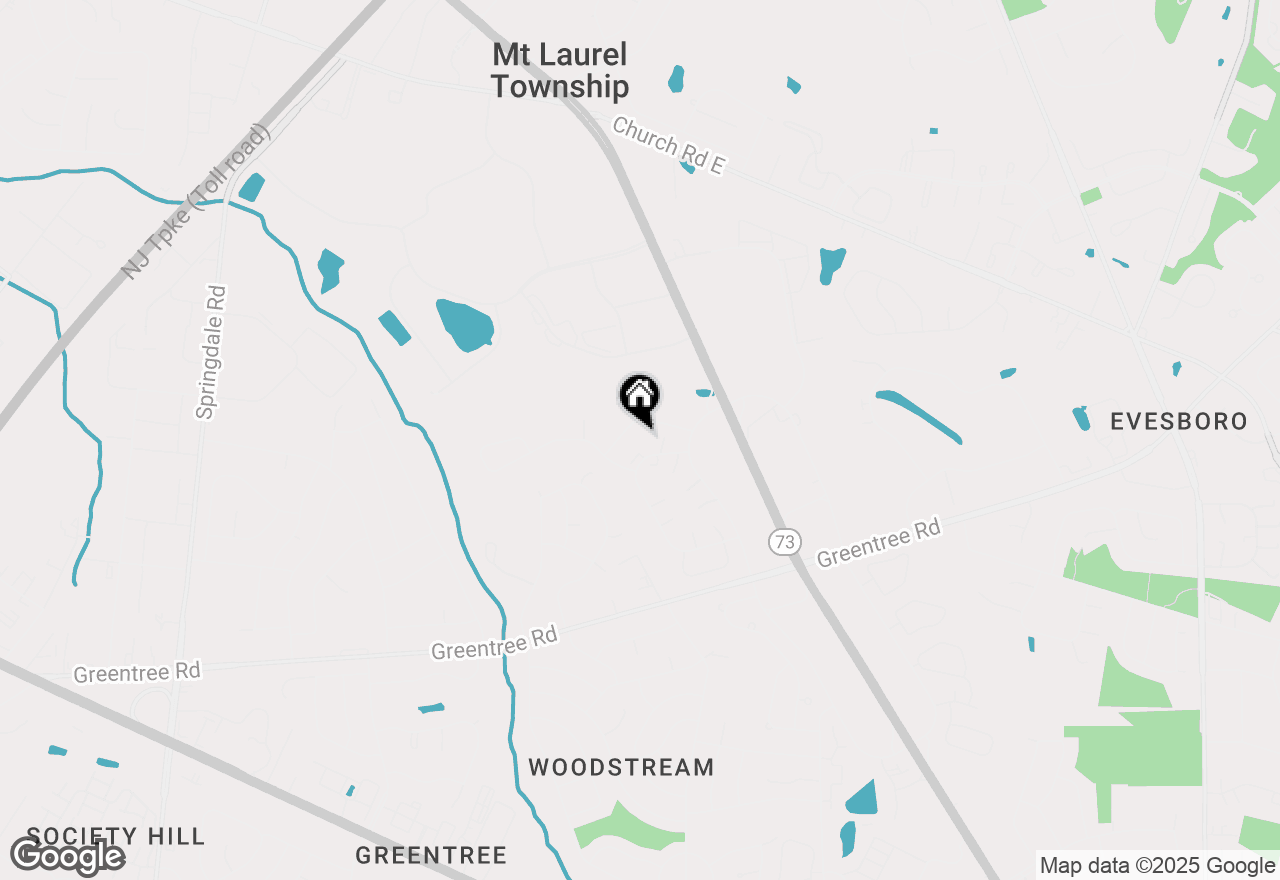 Map of 1408 Woodhollow Drive, Marlton, NJ 08053