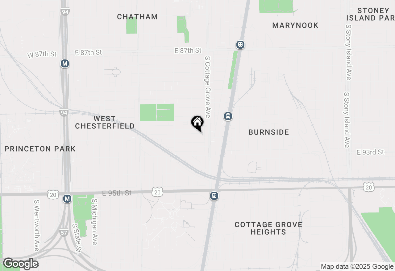 Map of 716 E 92nd Street, Chicago, IL 60619