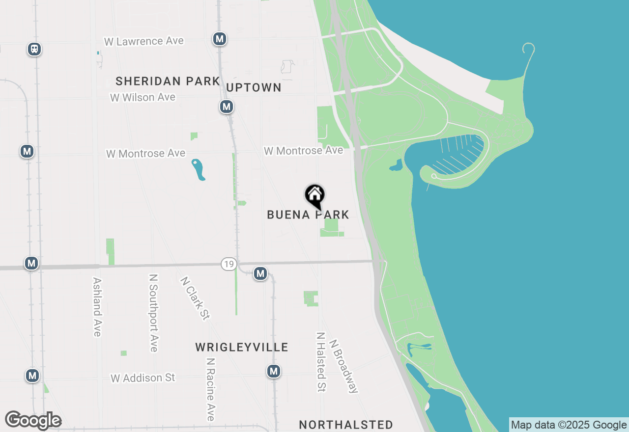 Map of 4168 N Clarendon Avenue #2N, Chicago, IL 60613