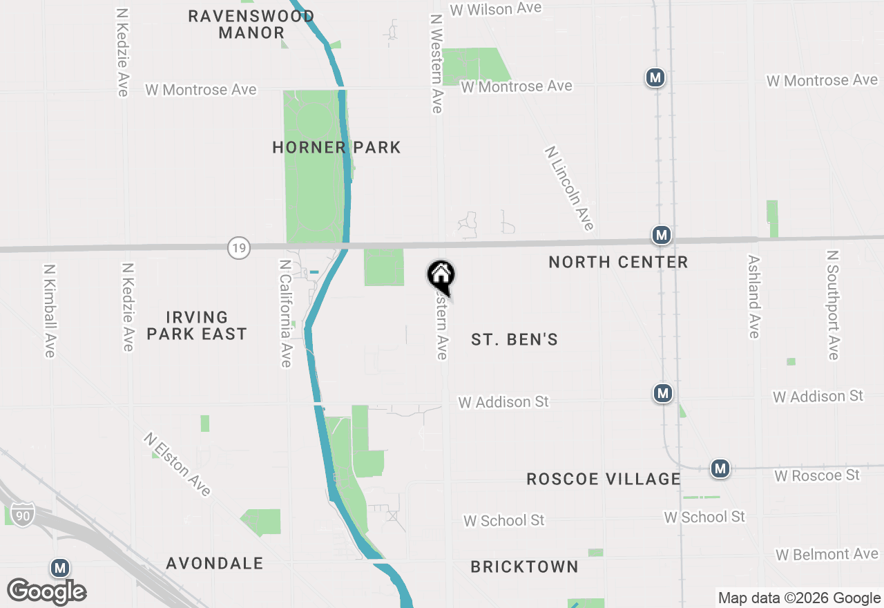 Map of 2403 W Berenice Avenue #201, Chicago, IL 60618