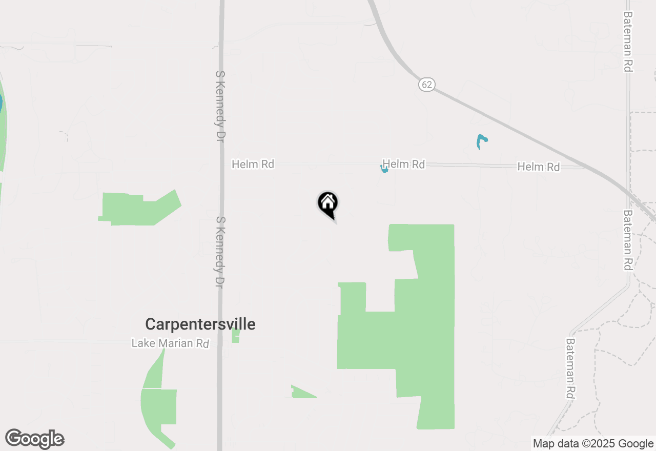 Map of 1816 Cambridge Drive, Carpentersville, IL 60110