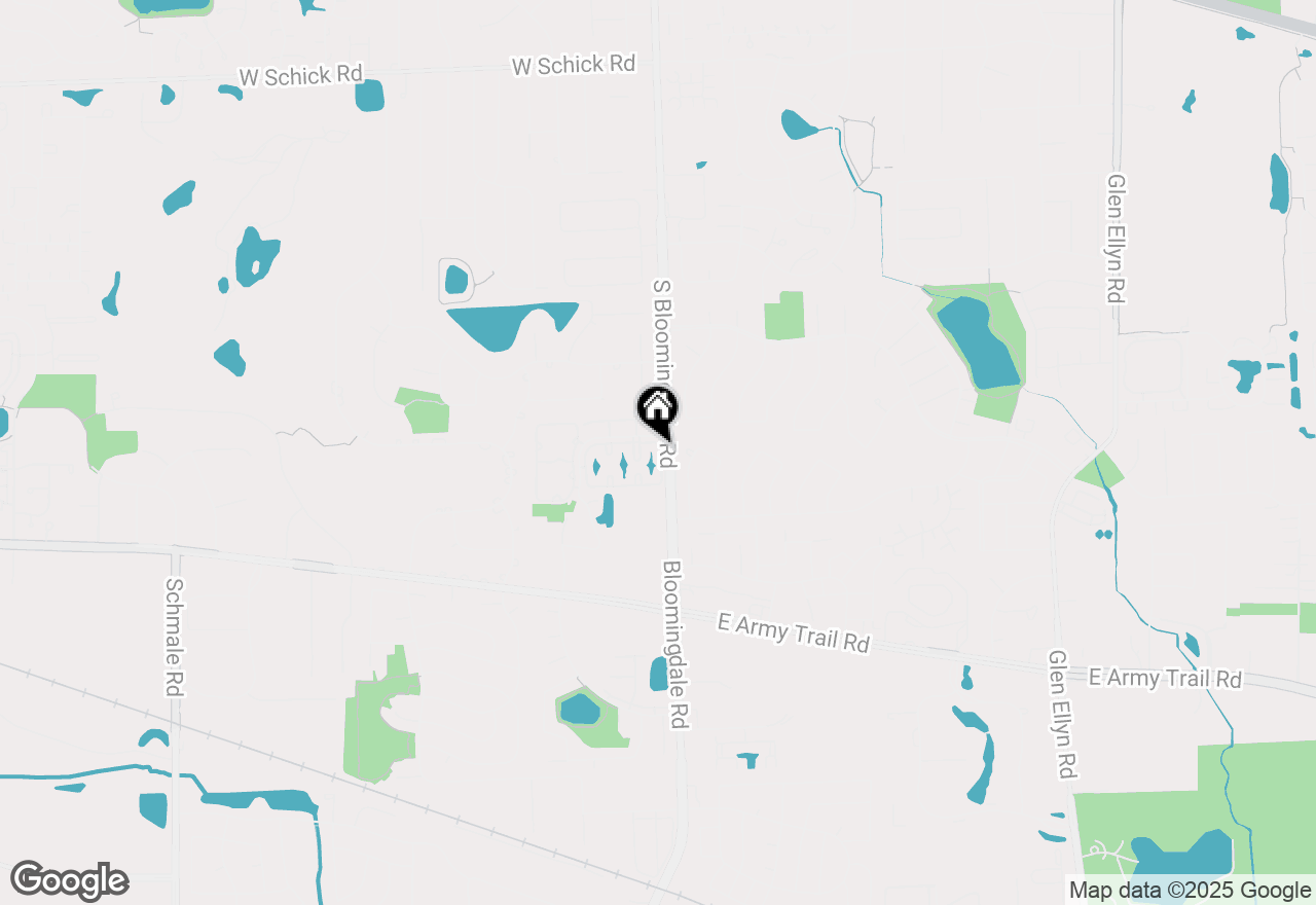 Map of 201 N Waters Edge Drive #101, Glendale Heights, IL 60139