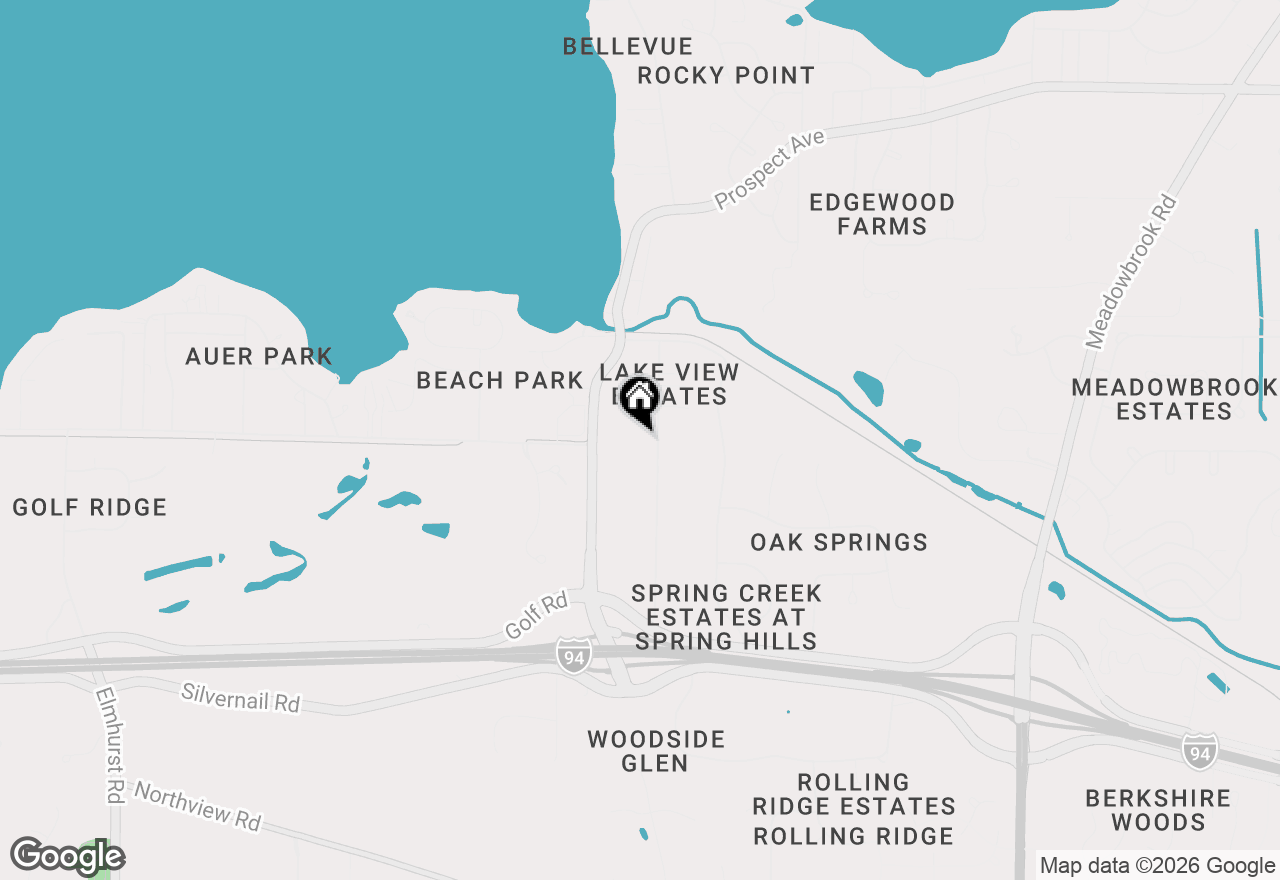 Map of W278N1973 Lakeview Dr, Pewaukee, WI 53072