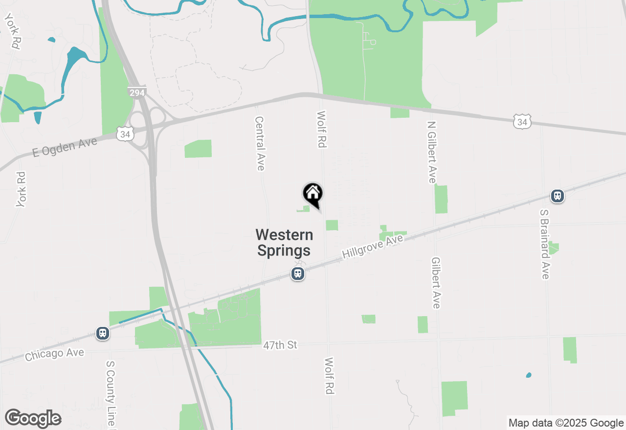 Map of 4215 Lawn Avenue, Western Springs, IL 60558